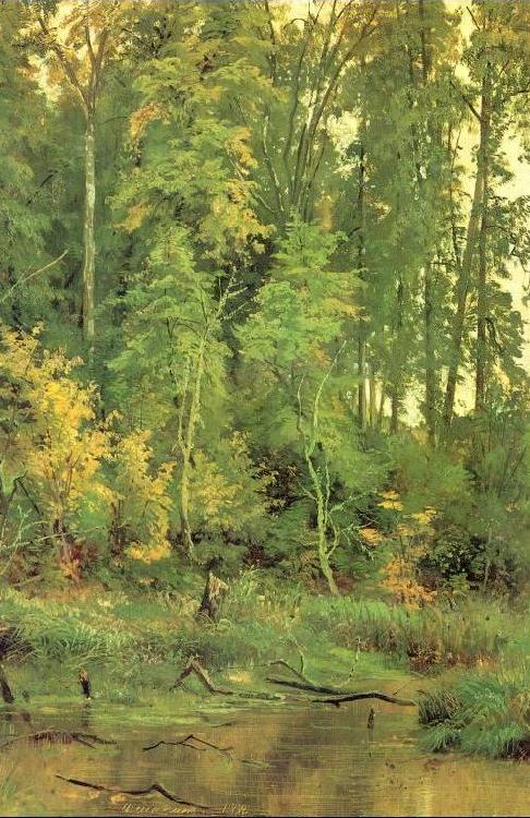 Ivan Shishkin Approaching Autumn China oil painting art